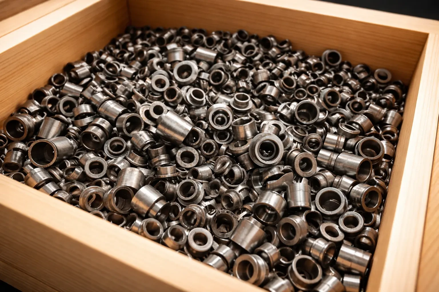 Pieza industrial con tungsteno